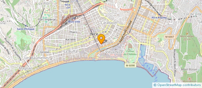 localisation de l'entreprise MONSIEUR MATHURIN LAUZE  NICE