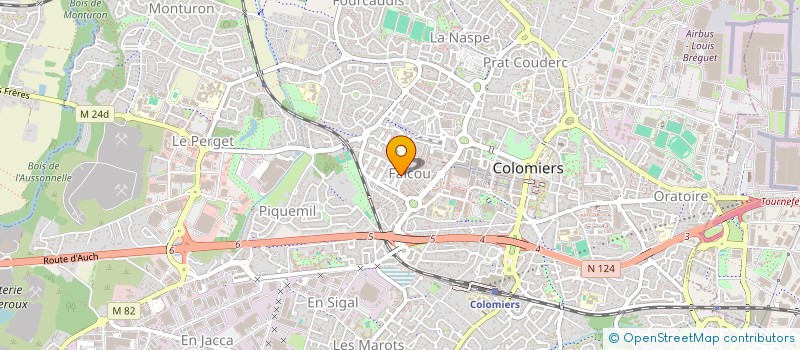 localisation de l'entreprise MONSIEUR MATHURIN NIAMBA à COLOMIERS