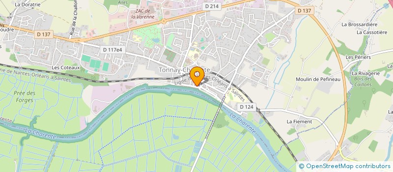 localisation de l'entreprise MONSIEUR MATHURIN ROUSSEL  TONNAY-CHARENTE