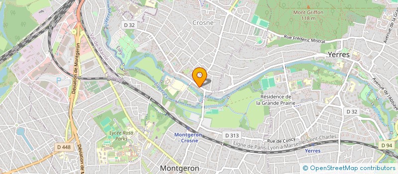 localisation de l'entreprise MONSIEUR MATHURIN TATSING  CROSNE