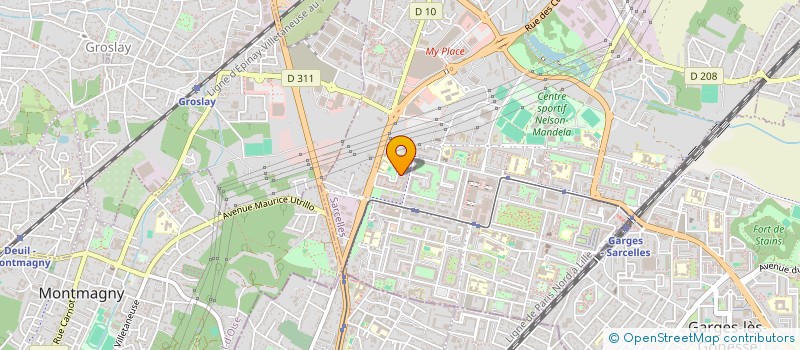 localisation de l'entreprise MONSIEUR MATHUSHAN NIRMALATHASAN  SARCELLES