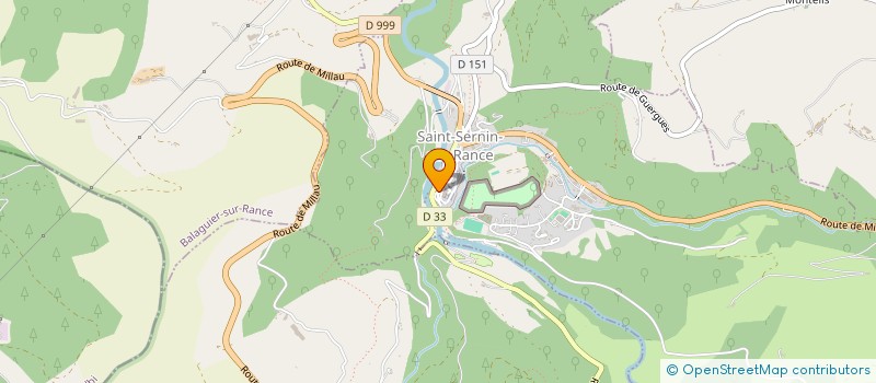 localisation de l'entreprise MONSIEUR MATHY BEGUE  SAINT-SERNIN-SUR-RANCE