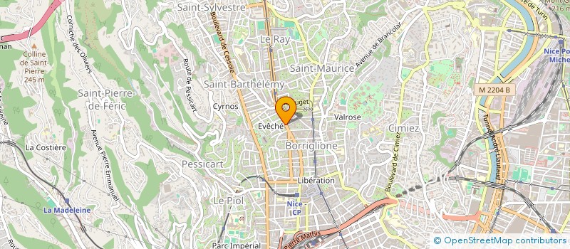 localisation de l'entreprise MONSIEUR MATHY CONSTANT à NICE