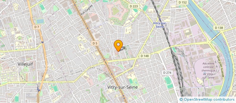 localisation de l'entreprise MONSIEUR MATHYAS BERTIN  VITRY-SUR-SEINE