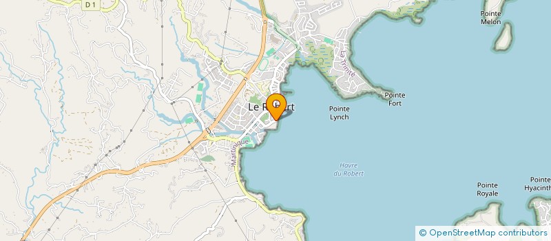 localisation de l'entreprise MONSIEUR MATHYAS FELVIA  LE ROBERT