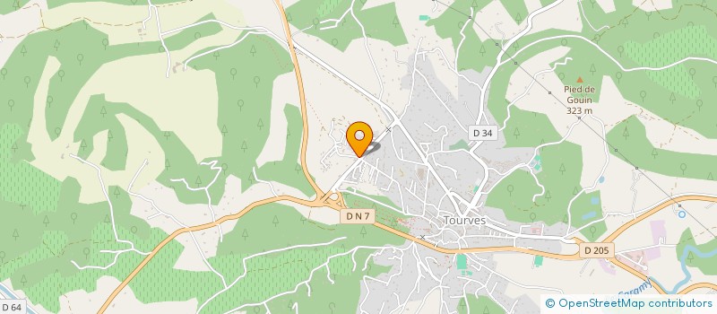 localisation de l'entreprise MONSIEUR MATHYAS MORET  TOURVES