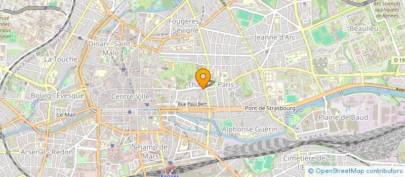 localisation de l'entreprise MONSIEUR MATHYEU BORDET ADONE à RENNES