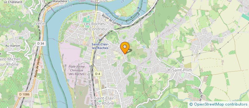 localisation de l'entreprise MONSIEUR MATHYS ANGELLOZ-PESSEY  SAINT-CLAIR-DU-RHONE