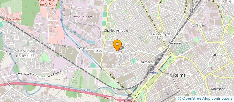 localisation de l'entreprise MONSIEUR MATHYS ANSELME  REIMS