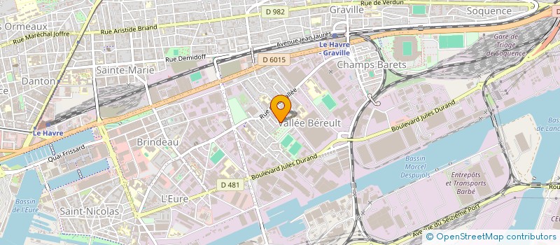 localisation de l'entreprise MONSIEUR MATHYS BACHELLEZ  LE HAVRE