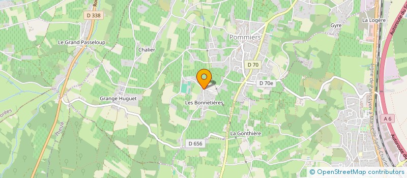 localisation de l'entreprise MONSIEUR MATHYS BALDACCHINO  POMMIERS