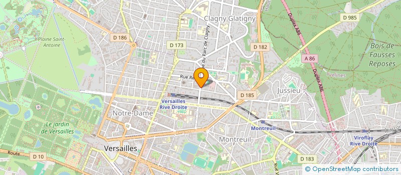 localisation de l'entreprise MONSIEUR MATHYS BAUDRAIS à VERSAILLES
