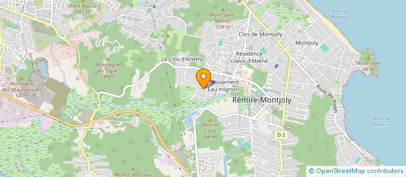 localisation de l'entreprise MONSIEUR MATHYS BESSON  REMIRE-MONTJOLY