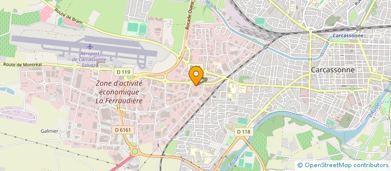 localisation de l'entreprise MONSIEUR MATHYS BOISSONADE  CARCASSONNE