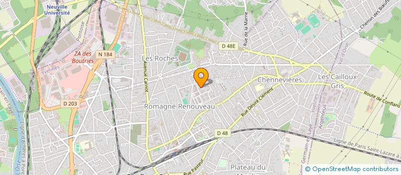 localisation de l'entreprise MONSIEUR MATHYS BOKWALA  CONFLANS-SAINTE-HONORINE