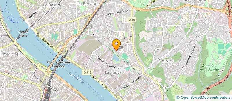 localisation de l'entreprise MONSIEUR MATHYS BOUCREUX  FLOIRAC