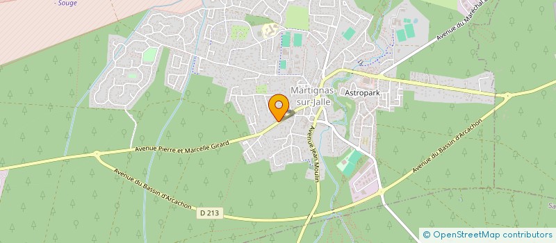 localisation de l'entreprise MONSIEUR MATHYS CHAMBON  MARTIGNAS-SUR-JALLE