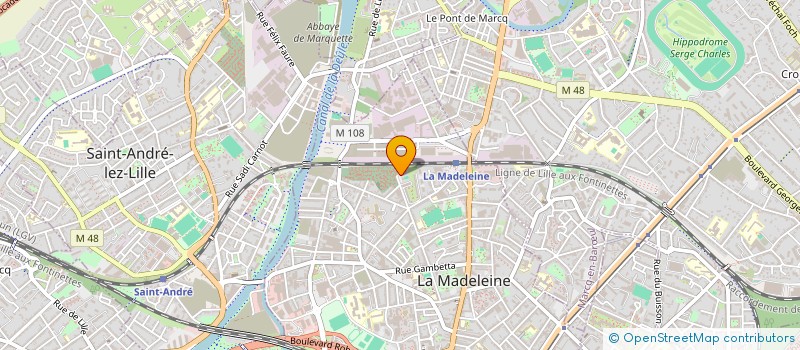localisation de l'entreprise MONSIEUR MATHYS CRESSON à LA MADELEINE