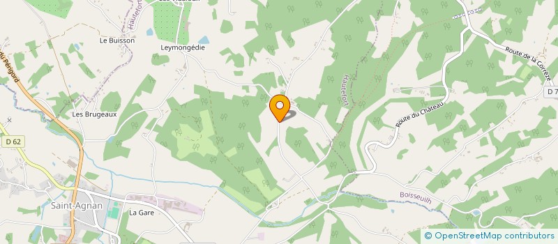 localisation de l'entreprise MONSIEUR MATHYS DE MULDER  HAUTEFORT