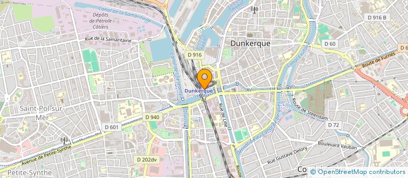 localisation de l'entreprise MONSIEUR MATHYS DEFEVERE à DUNKERQUE