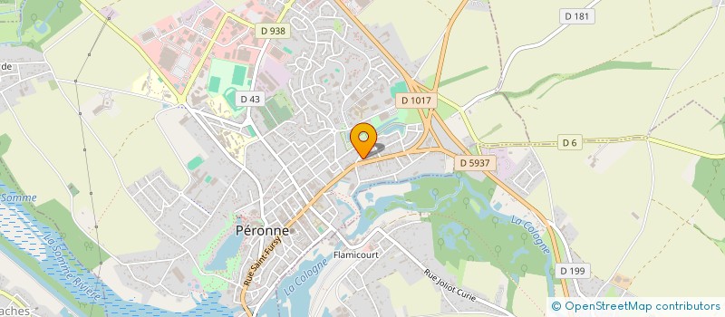 localisation de l'entreprise MONSIEUR MATHYS DHAUSSY  PERONNE