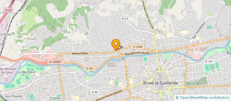 localisation de l'entreprise MONSIEUR MATHYS DOMINGUES COSTA à BRIVE-LA-GAILLARDE