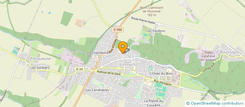 localisation de l'entreprise MONSIEUR MATHYS DUFIN  LIMOURS