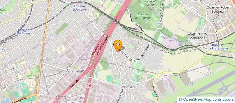 localisation de l'entreprise MONSIEUR MATHYS DUFOUR  WISSOUS