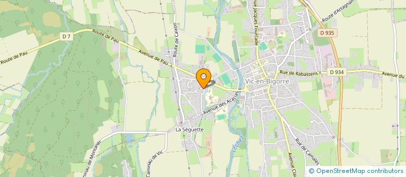 localisation de l'entreprise MONSIEUR MATHYS ESPINASSE  VIC-EN-BIGORRE