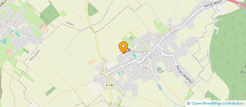 localisation de l'entreprise MONSIEUR MATHYS FAUCOUNEAU  ALLOUAGNE