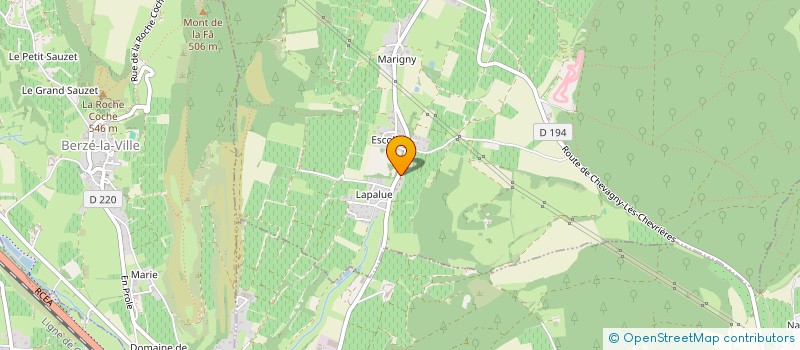 localisation de l'entreprise MONSIEUR MATHYS FAVIER  VERZE