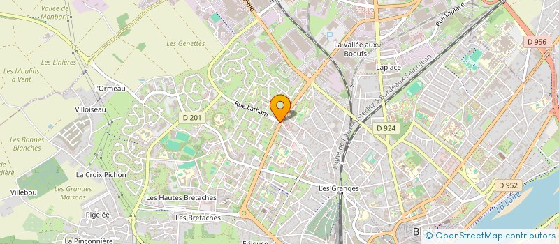 localisation de l'entreprise MONSIEUR MATHYS FERON  BLOIS