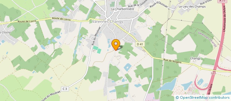 localisation de l'entreprise MONSIEUR MATHYS FOUGERON à VARENNES-CHANGY
