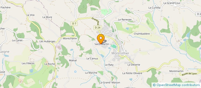 localisation de l'entreprise MONSIEUR MATHYS GARNIER  MONTROTTIER