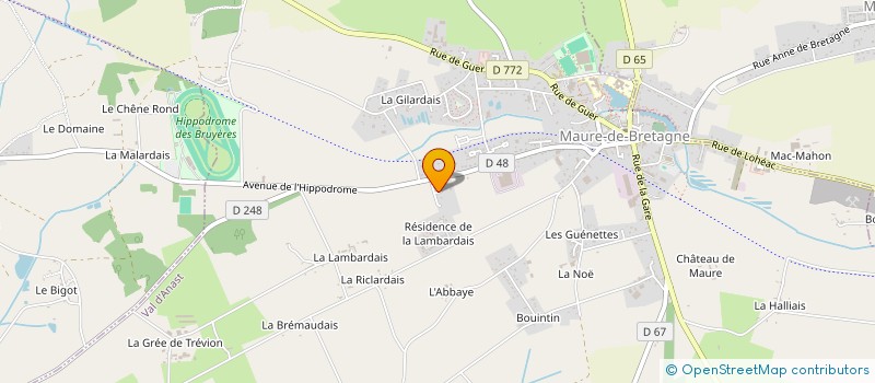 localisation de l'entreprise MONSIEUR MATHYS GASNIER  VAL D'ANAST