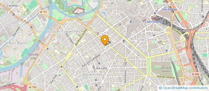 localisation de l'entreprise MONSIEUR MATHYS GUILLOU à LILLE