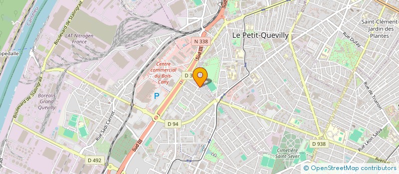 localisation de l'entreprise MONSIEUR MATHYS HOUTI  LE GRAND-QUEVILLY