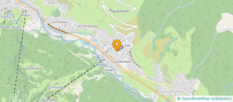 localisation de l'entreprise MONSIEUR MATHYS HUMBERT à BRIANCON