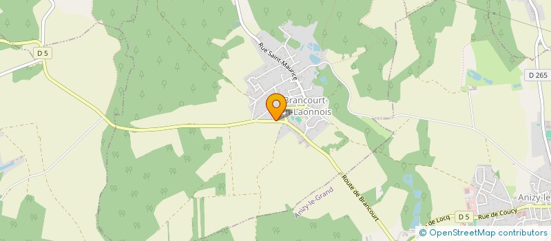 localisation de l'entreprise MONSIEUR MATHYS JOLY à BRANCOURT-EN-LAONNOIS