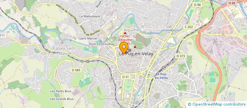 localisation de l'entreprise MONSIEUR MATHYS LANTIN  LE PUY-EN-VELAY