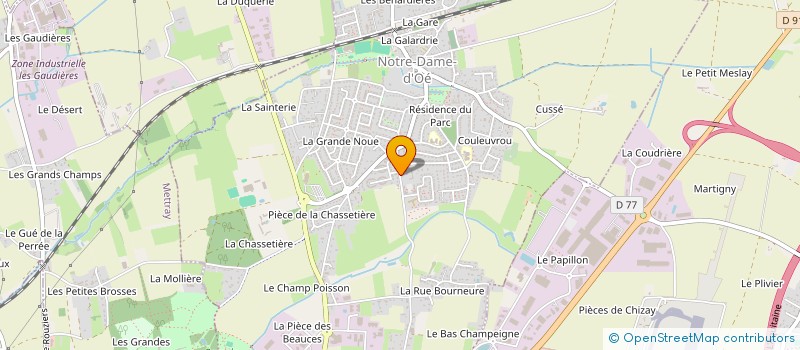 localisation de l'entreprise MONSIEUR MATHYS LEGUILLE  FONDETTES