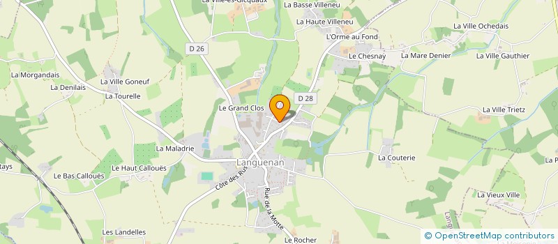 localisation de l'entreprise MONSIEUR MATHYS LESONGEUR  LANGUENAN