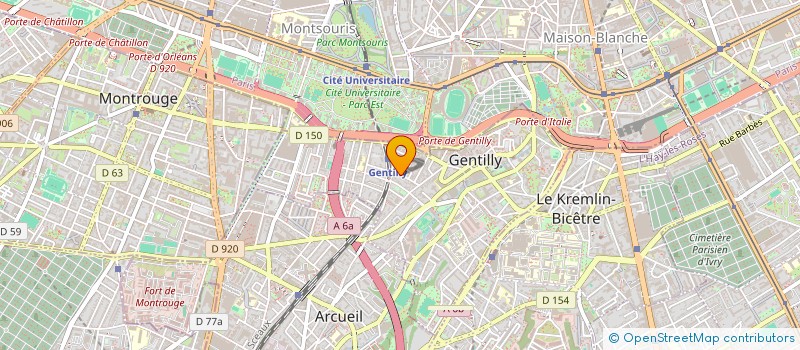 localisation de l'entreprise MONSIEUR MATHYS MAYBON  GENTILLY