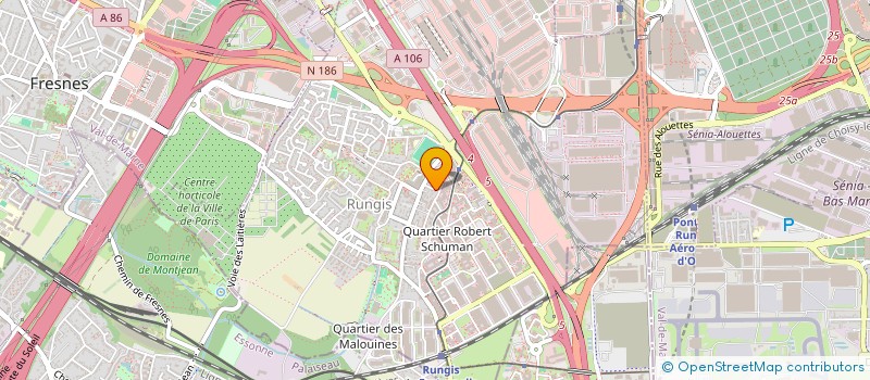 localisation de l'entreprise MONSIEUR MATHYS MEZIERE  RUNGIS