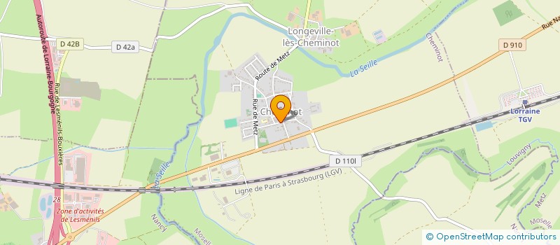 localisation de l'entreprise MONSIEUR MATHYS MULLER  CHEMINOT