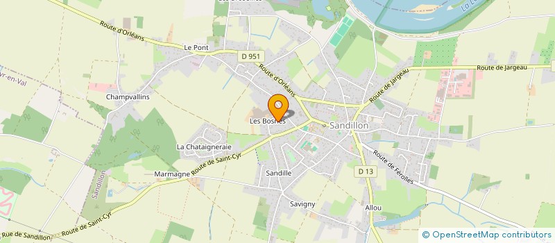 localisation de l'entreprise MONSIEUR MATHYS MUZARD à SANDILLON