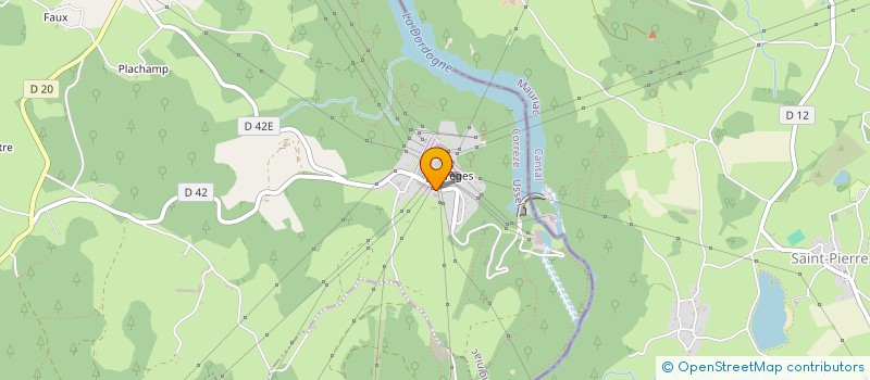 localisation de l'entreprise MONSIEUR MATHYS NOYGUES  LIGINIAC