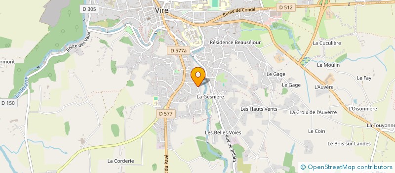 localisation de l'entreprise MONSIEUR MATHYS OREL à VIRE-NORMANDIE
