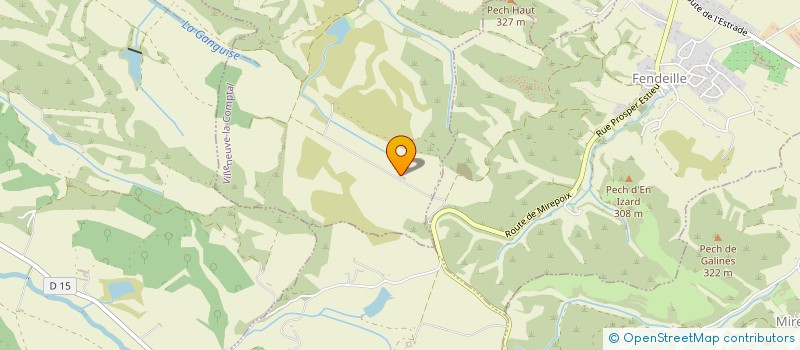 localisation de l'entreprise MONSIEUR MATHYS PETIT  SOUILHE