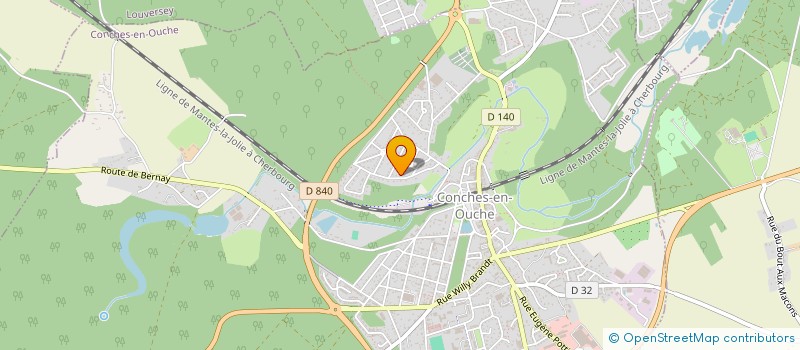 localisation de l'entreprise MONSIEUR MATHYS PRODHOMME  CONCHES-EN-OUCHE